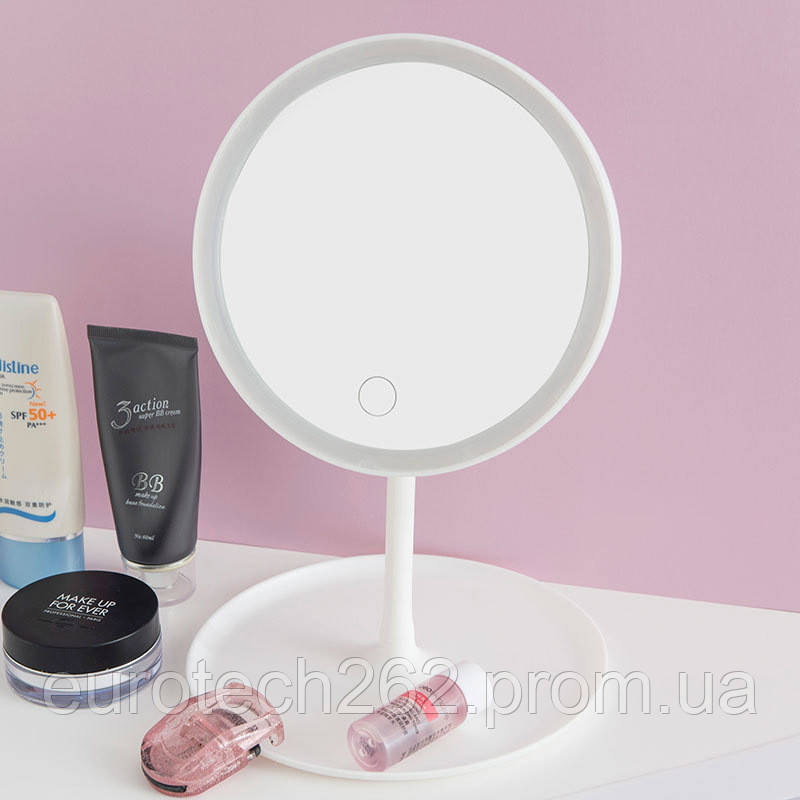 Косметичне дзеркало з led підсвіткою для макіяжу led lighted Кругле Косметичне дзеркало з led підсвіткою для макіяжу led lighted Кругле